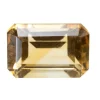 Citrine, Octagon, 6x4mm