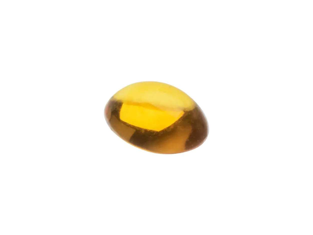 Citrine, Oval Cabochon, 7x5mm
