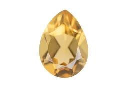 Citrine, Pear, 7x5mm
