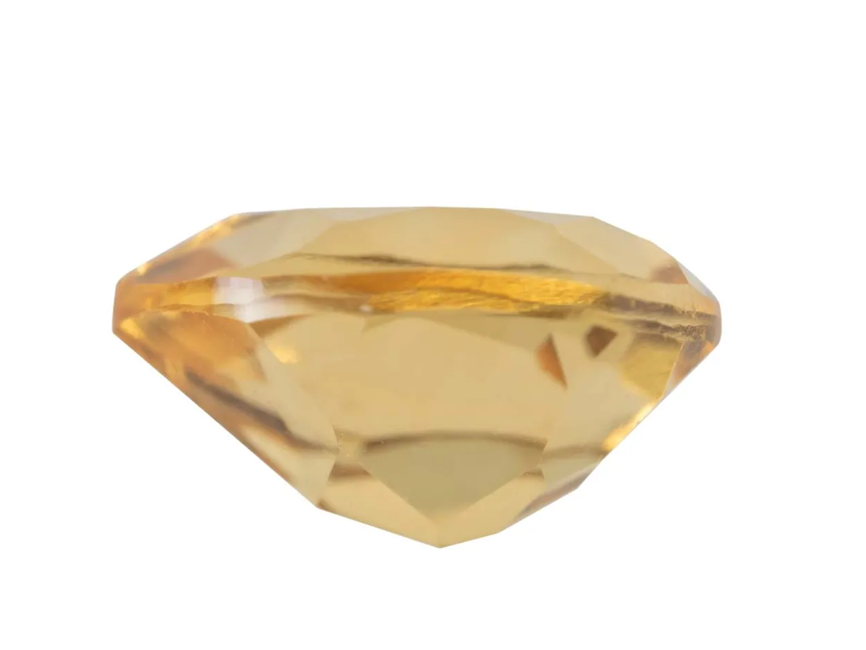 Citrine, Pear, 7x5mm