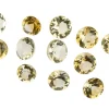 Citrine, Round, 1.5-3.5mm Mixed Sizes, Pack of 12