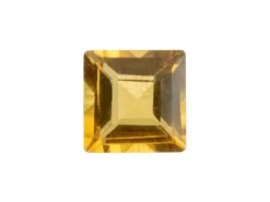 Citrine, Square, 3x3mm