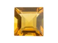 Citrine, Square, 4x4mm