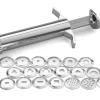 Clay Extruder With 19 Patterned Discs