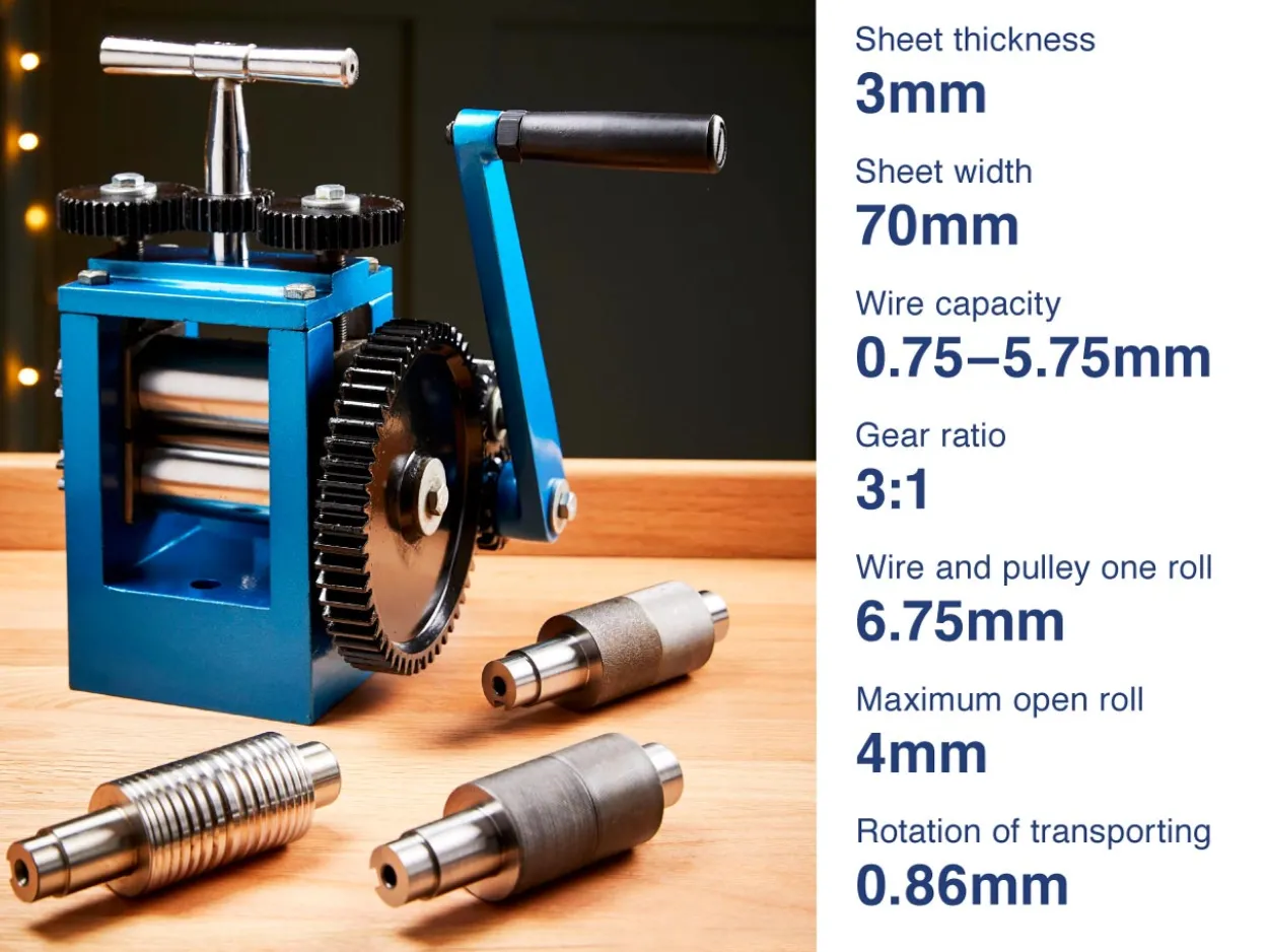 Combination Rolling Mill With 5 Rollers, Value Range