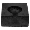 Compressed Hard Charcoal Block With Crucible Channel
