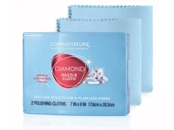 Connoisseurs® Ultrasoft Diamond Dazzle Cloth Pack of 2