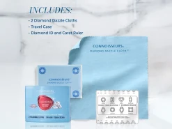 Connoisseurs® Ultrasoft Diamond Dazzle Cloth Pack of 2