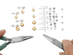 Cooksongold Gold Filled Sea Charm Earrings Jewellery Project