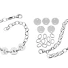 Cooksongold Sterling Silver Personalised Disc Bracelet Jewellery Project