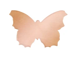 Copper Blanks Butterfly Pack of 6 33.5mm X 21.5mm X 0.9mm