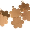 Copper Blanks Medium Daisy Pendant Pack of 6 25mm X 19mm