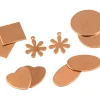 Copper Blanks Mixed Set, Basic Shapes Mix