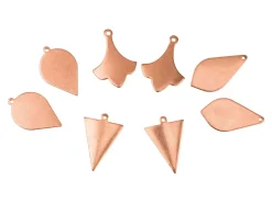 Copper Blanks Mixed Set, Mixed Drops