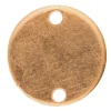 Copper Blanks Round Disc Connector Pack of 6, 15mm