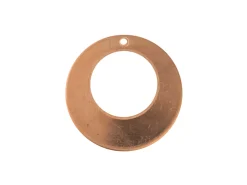 Copper Blanks Round Drop Pack of 6 25mm X 1mm Cut Out