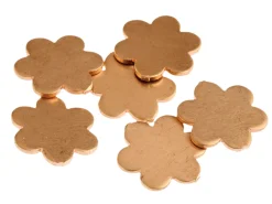 Copper Blanks Small Daisy Pack of 6 14mm