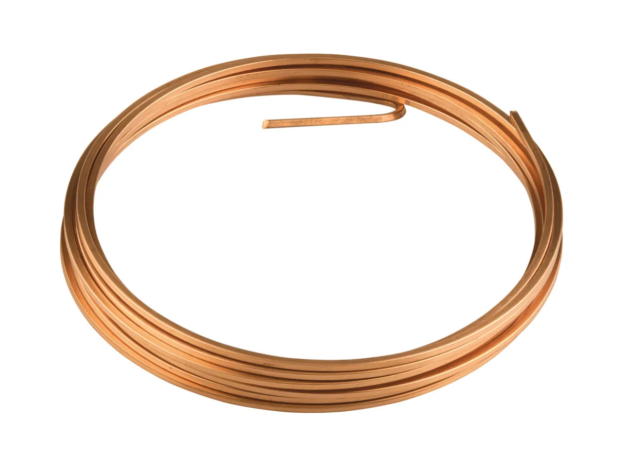 Copper Square Wire 1.2mm X 3m Fully Annealed