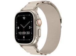 Cream Fabric Strap For Apple Watch, Compatible With 38/40/41mm Models