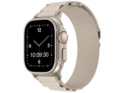 Cream Fabric Strap For Apple Watch, Compatible With 42/44/45/49mm Models