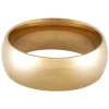 18ct Hazelnut Gold Court Wedding Ring 8.0mm, Size Y, 13.8g Medium-weight, Hallmarked, Wall Thickness 1.97mm, 100% Recycled Gold