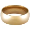 18ct Hazelnut Gold Court Wedding Ring 8.0mm, Size X, 13.8g Medium-weight, Hallmarked, Wall Thickness 1.99mm, 100% Recycled Gold