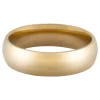 18ct Hazelnut Gold Court Wedding Ring 6.0mm, Size Z, 10.5g Medium-weight, Hallmarked, Wall Thickness 1.92mm, 100% Recycled Gold