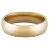 18ct Hazelnut Gold Court Wedding Ring 6.0mm, Size Q, 10.5g Medium-weight, Hallmarked, Wall Thickness 2.16mm, 100% Recycled Gold