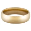 18ct Hazelnut Gold Court Wedding Ring 6.0mm, Size P, 8.9g Medium-weight, Hallmarked, Wall Thickness 1.95mm, 100% Recycled Gold