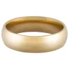 18ct Hazelnut Gold Court Wedding Ring 6.0mm, Size O, 8.9g Medium-weight, Hallmarked, Wall Thickness 1.97mm, 100% Recycled Gold