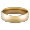 18ct Hazelnut Gold Court Wedding Ring 6.0mm, Size N, 8.9g Medium-weight, Hallmarked, Wall Thickness 2.00mm, 100% Recycled Gold