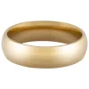 18ct Hazelnut Gold Court Wedding Ring 6.0mm, Size J, 8.9g Medium-weight, Hallmarked, Wall Thickness 2.13mm, 100% Recycled Gold