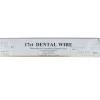 17ct Platinised Dental Wire 1.6mm X 0.8mm Diameter, Half Round