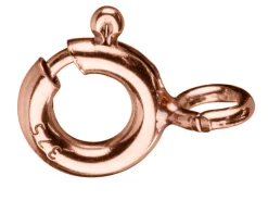 9ct Red Gold Bolt Ring Closed 6mm Heavyweight