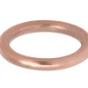 9ct Red Gold Halo Wedding Ring 2.0mm, Size O, 2.2g Heavyweight, Hallmarked, Wall Thickness 2.00mm, 100% Recycled Gold