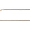 9ct Red Gold 0.8mm Diamond Cut Oval Belcher Chain 16"/40cm Unhallmarked