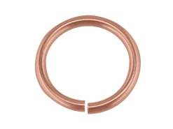 9ct Red Gold Open Jump Ring Heavy 5mm 100% Recycled Gold