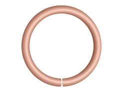 9ct Red Gold Open Jump Ring Heavy 4mm 100% Recycled Gold