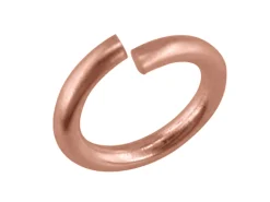 9ct Red Gold Open Jump Ring Heavy 4mm 100% Recycled Gold