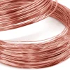9ct Red Gold Round Wire 3.00mm, 100% Recycled Gold