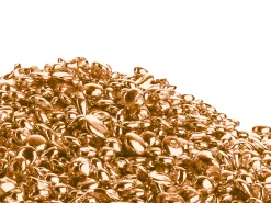 18ct Red Grain, 100% Recycled Gold