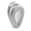 18ct White Gold Bail Grooved Heavy Medium Semi Finished