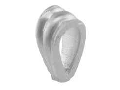 18ct White Gold Bail Grooved Heavy Medium Semi Finished