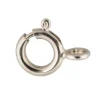 9ct White Gold Bolt Ring Open 5.5mm, Not Rhodium Plated