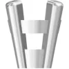 9ct White Gold 4 Claw Double Gallery Collet 3.0mm Light
