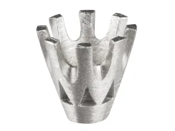 18ct White Gold Collet Cast Rex/bezel 8 Claw 5.0mm