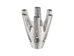 18ct White Gold Collet Cast Rex/bezel 6 Claw 3.5mm
