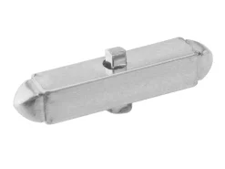 9ct White Gold Cufflink Body Only Lightweight, 100% Recycled Gold