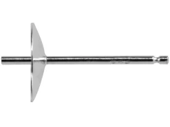 18ct White Gold Cup Peg Post 3.0mm