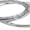18ct White Gold D Shape Wire 4.00mm X 2.00mm 2618, Fully Annealed, 100% Recycled Gold